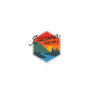 Kiss-Cut Sticker: Discover Tug Hill