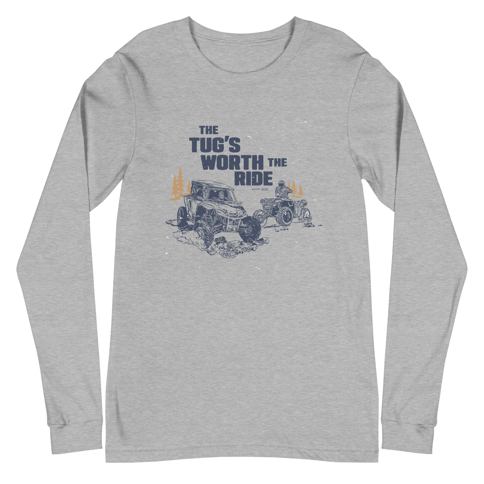 Unisex Long Sleeve Tee: The Tug's Worth The Ride - Image 13