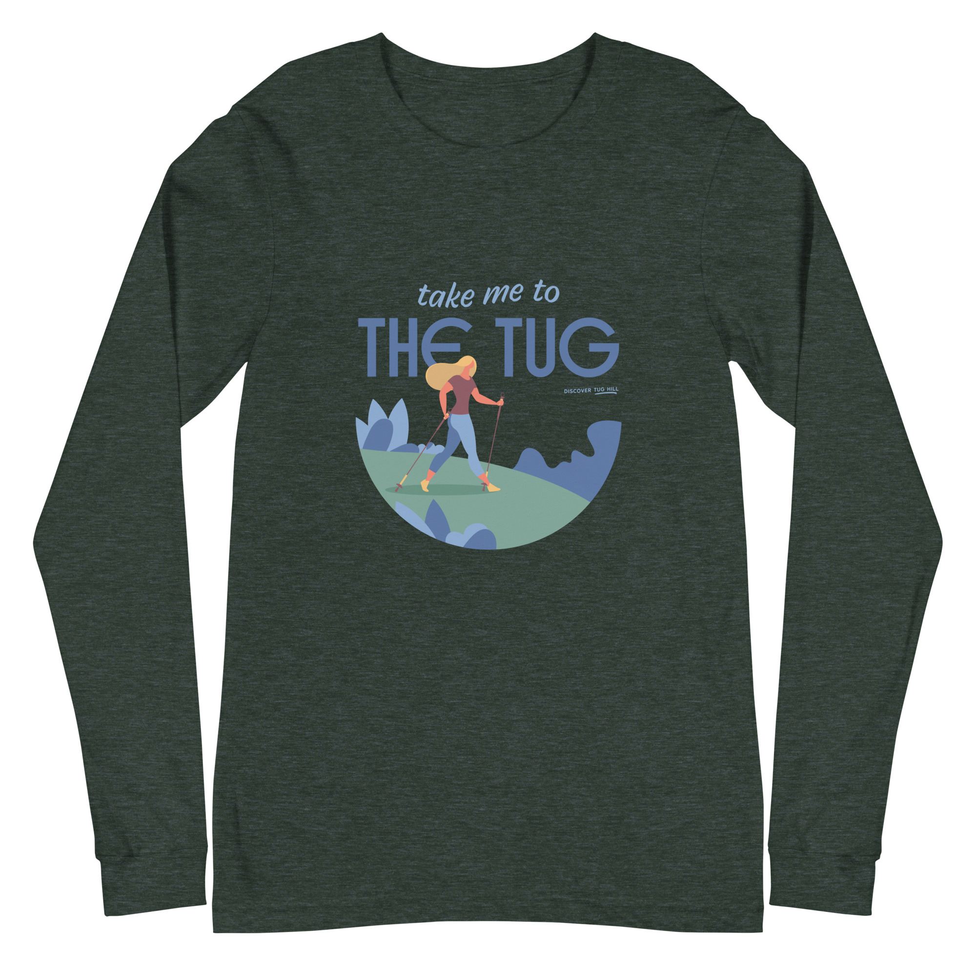 Unisex Long Sleeve Tee: Take Me To The Tug - Image 9