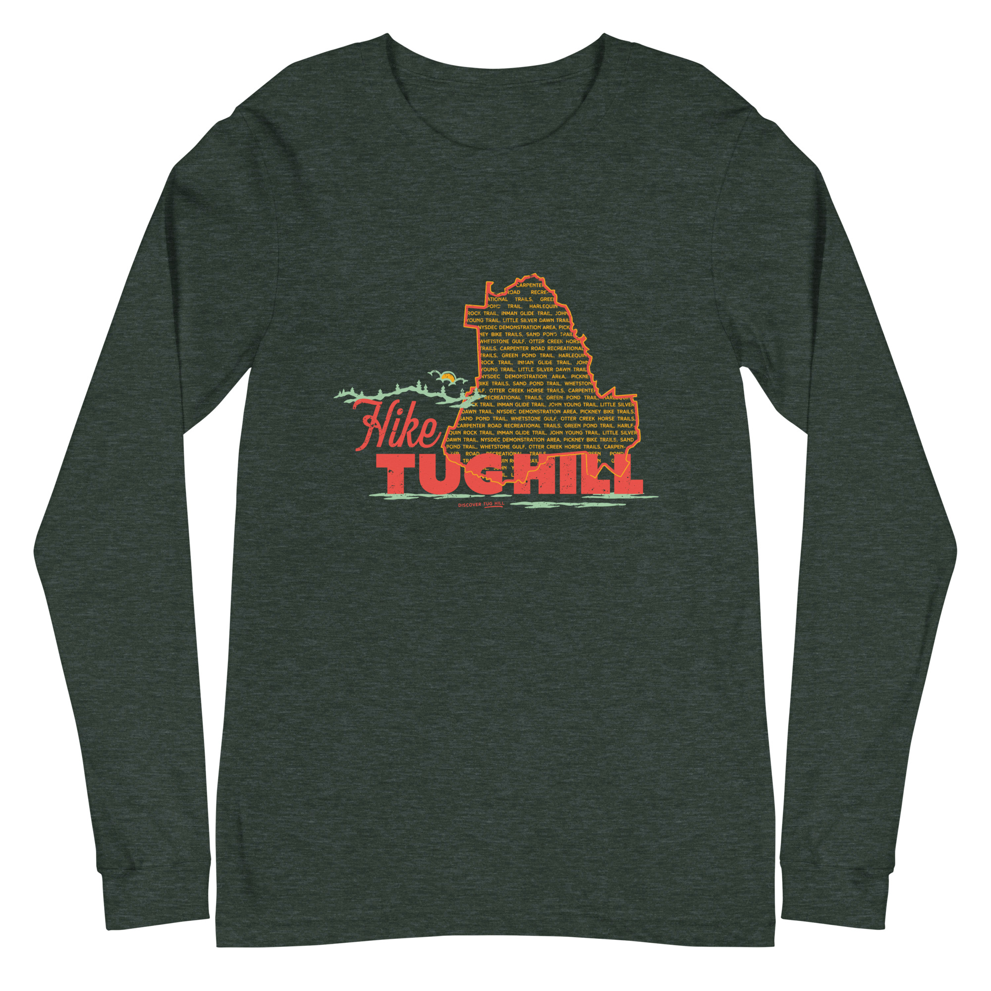 Unisex Long Sleeve Tee: Hike Tug Hill - Image 9