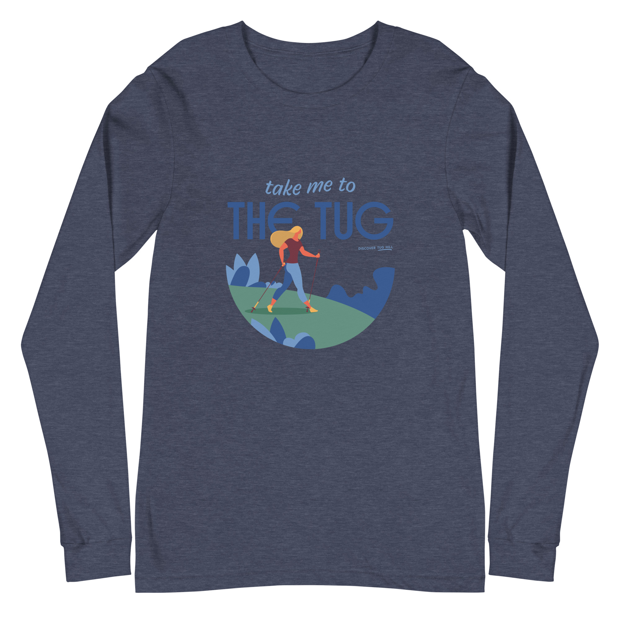Unisex Long Sleeve Tee: Take Me To The Tug - Image 13