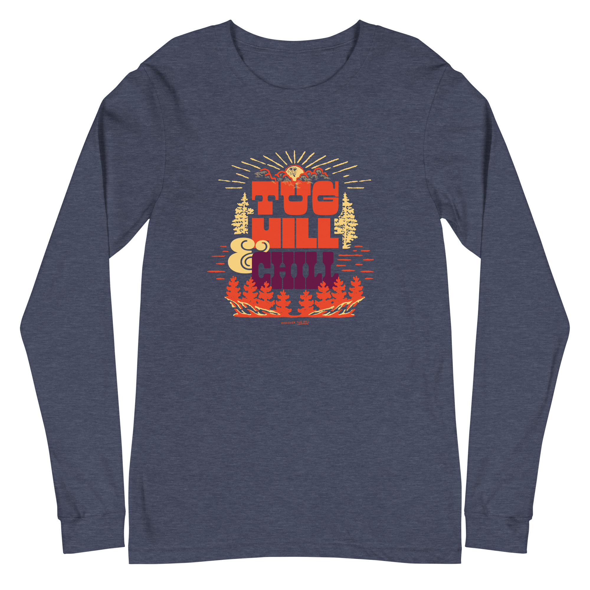 Unisex Long Sleeve Tee: Tug Hill & Chill - Image 13