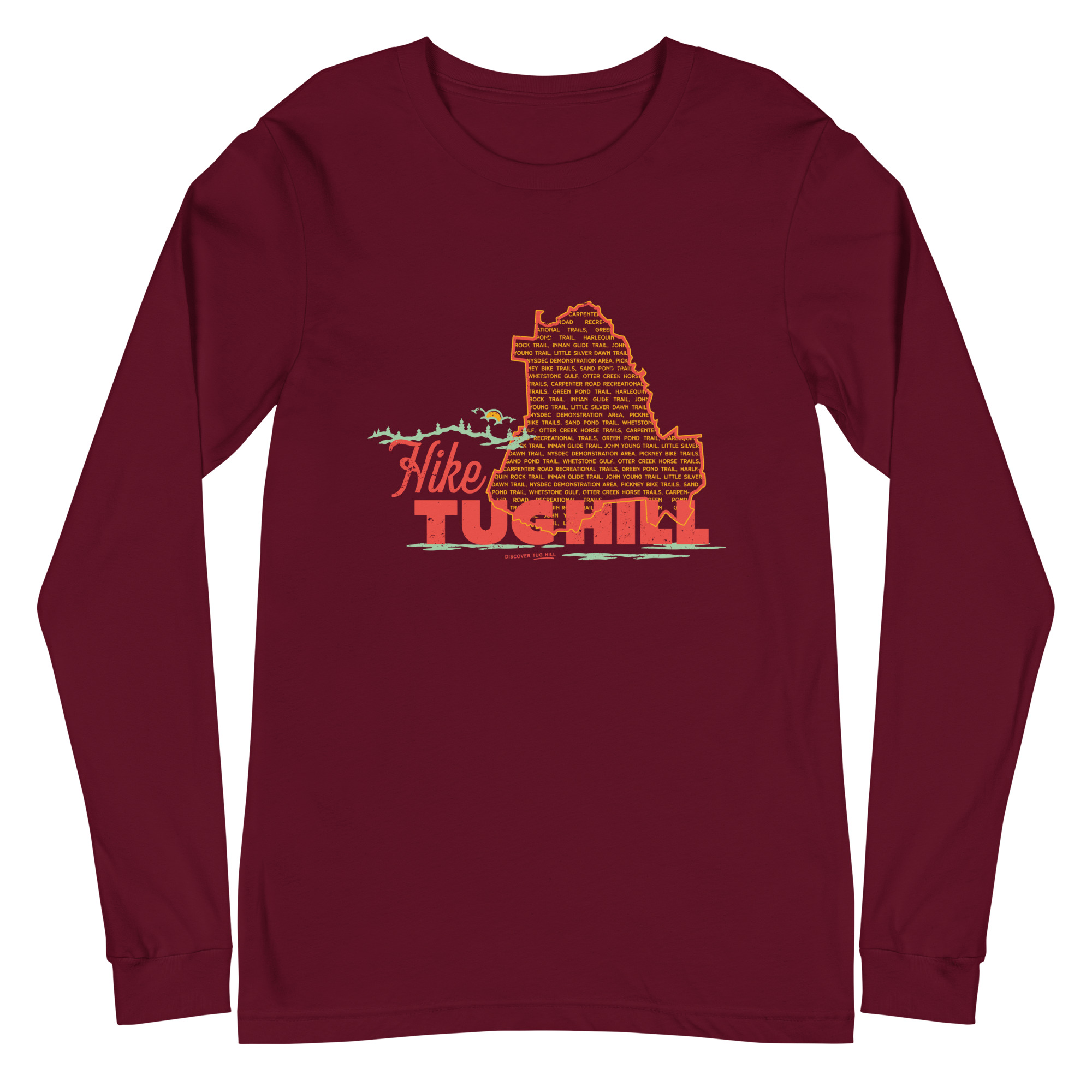 Unisex Long Sleeve Tee: Hike Tug Hill - Image 7