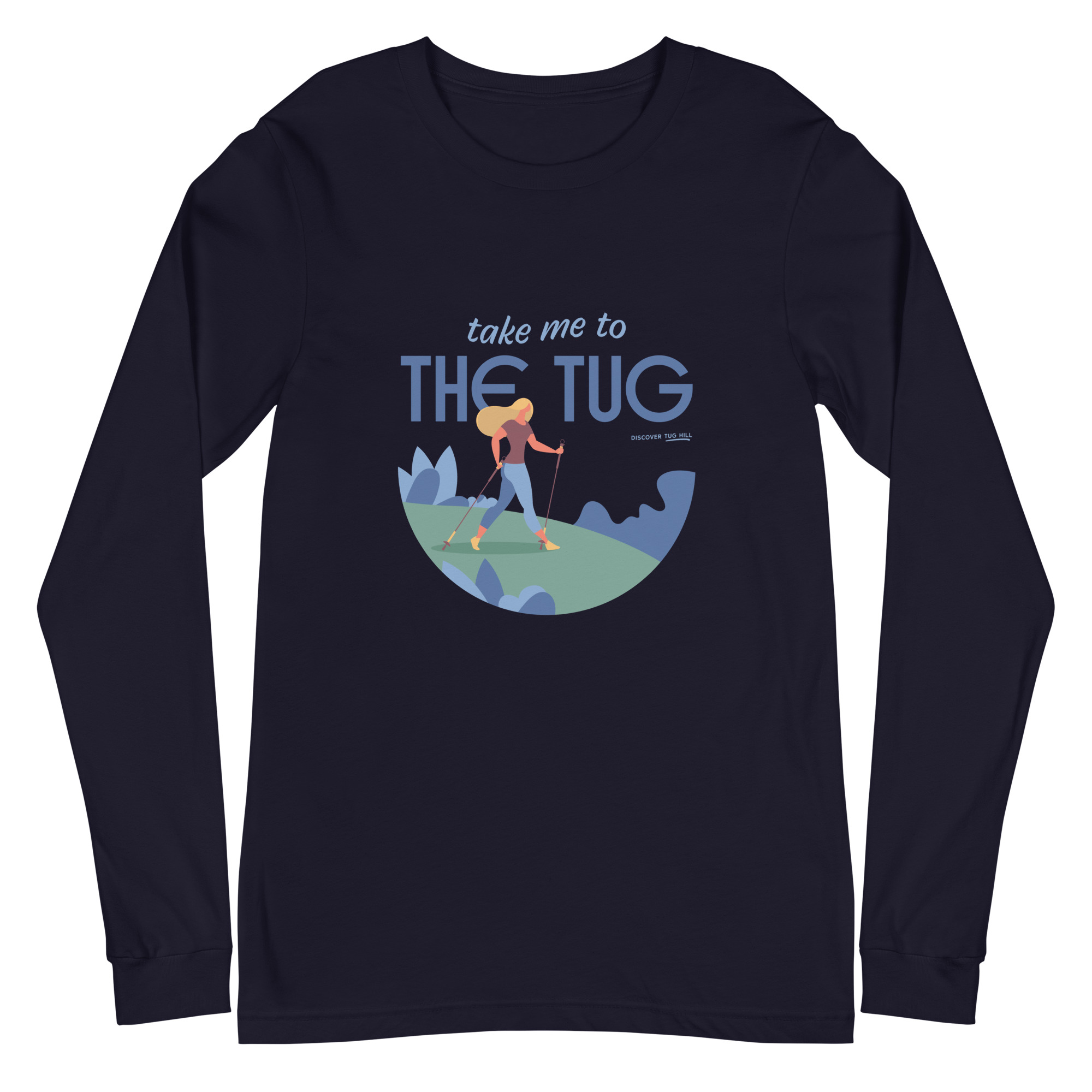 Unisex Long Sleeve Tee: Take Me To The Tug - Image 5