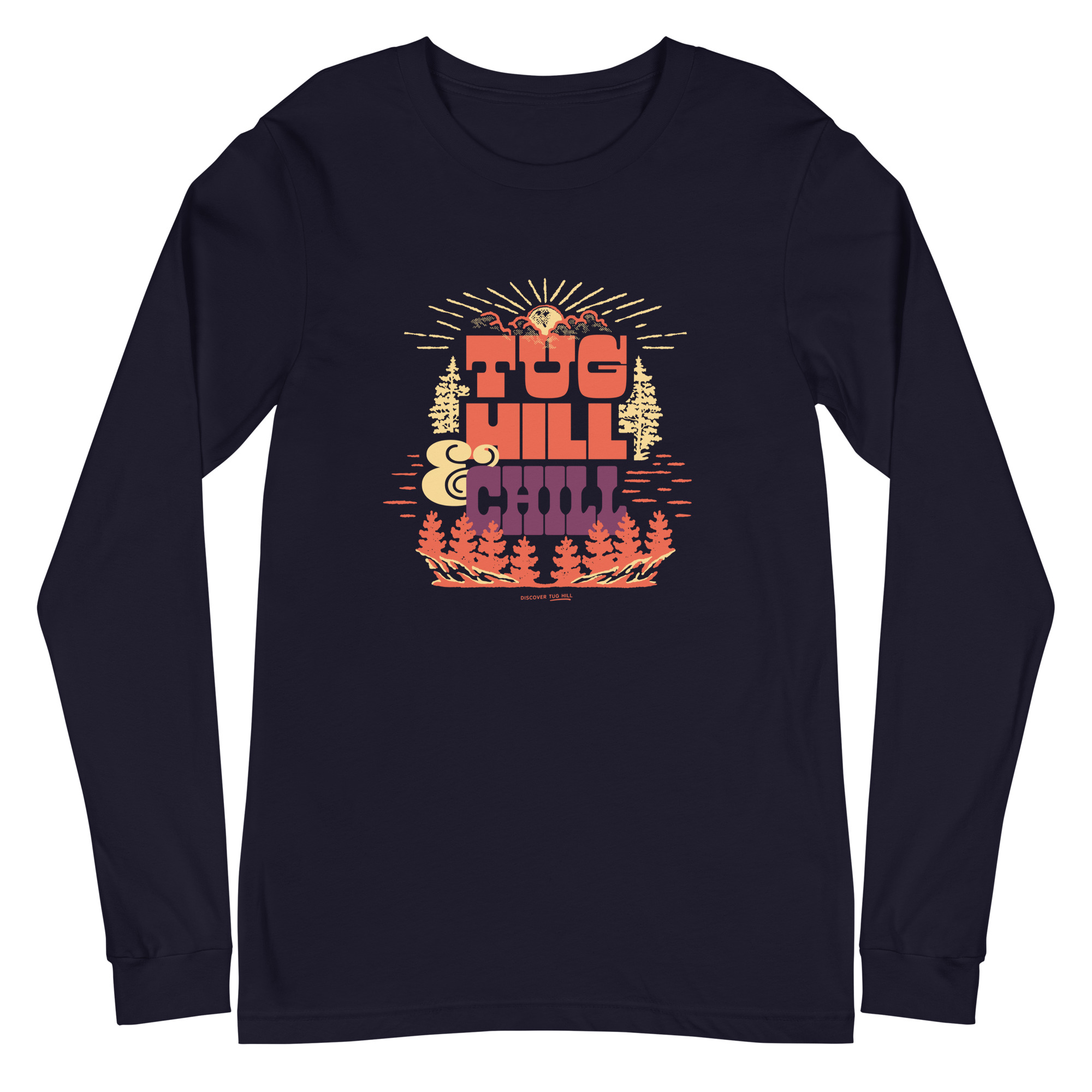 Unisex Long Sleeve Tee: Tug Hill & Chill - Image 5