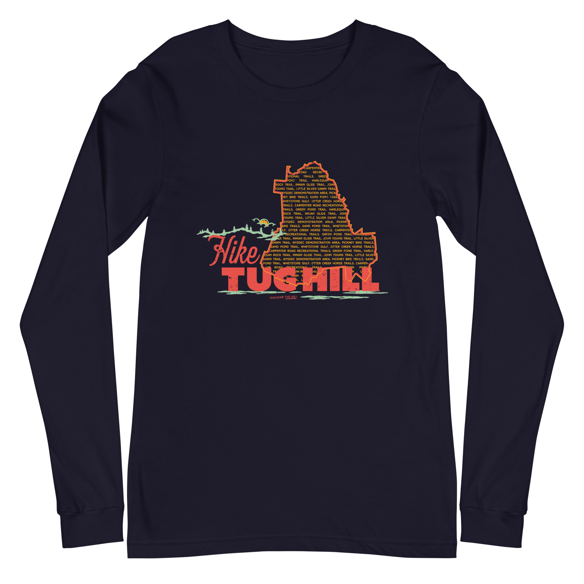 Unisex Long Sleeve Tee: Hike Tug Hill - Image 5