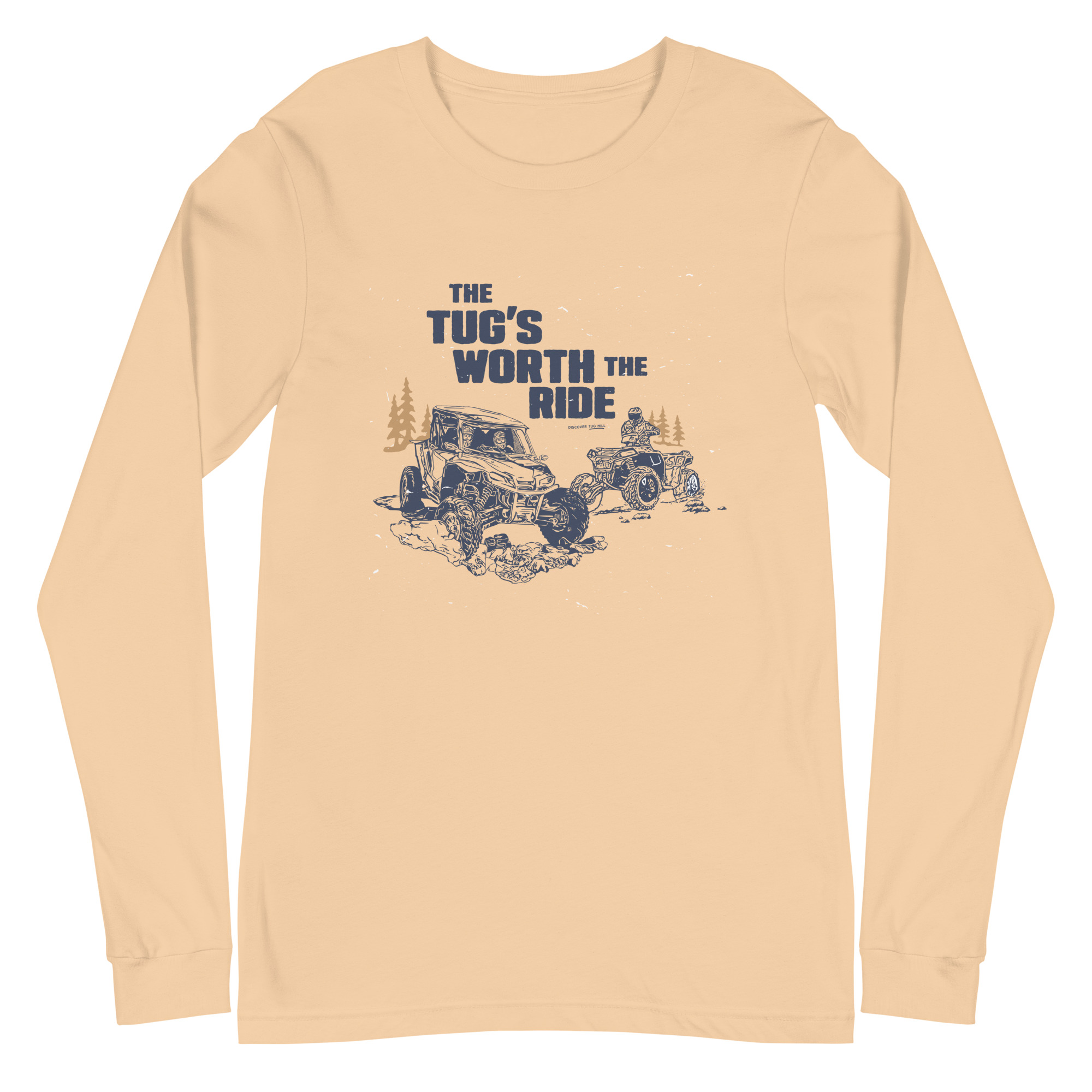 Unisex Long Sleeve Tee: The Tug's Worth The Ride - Image 15