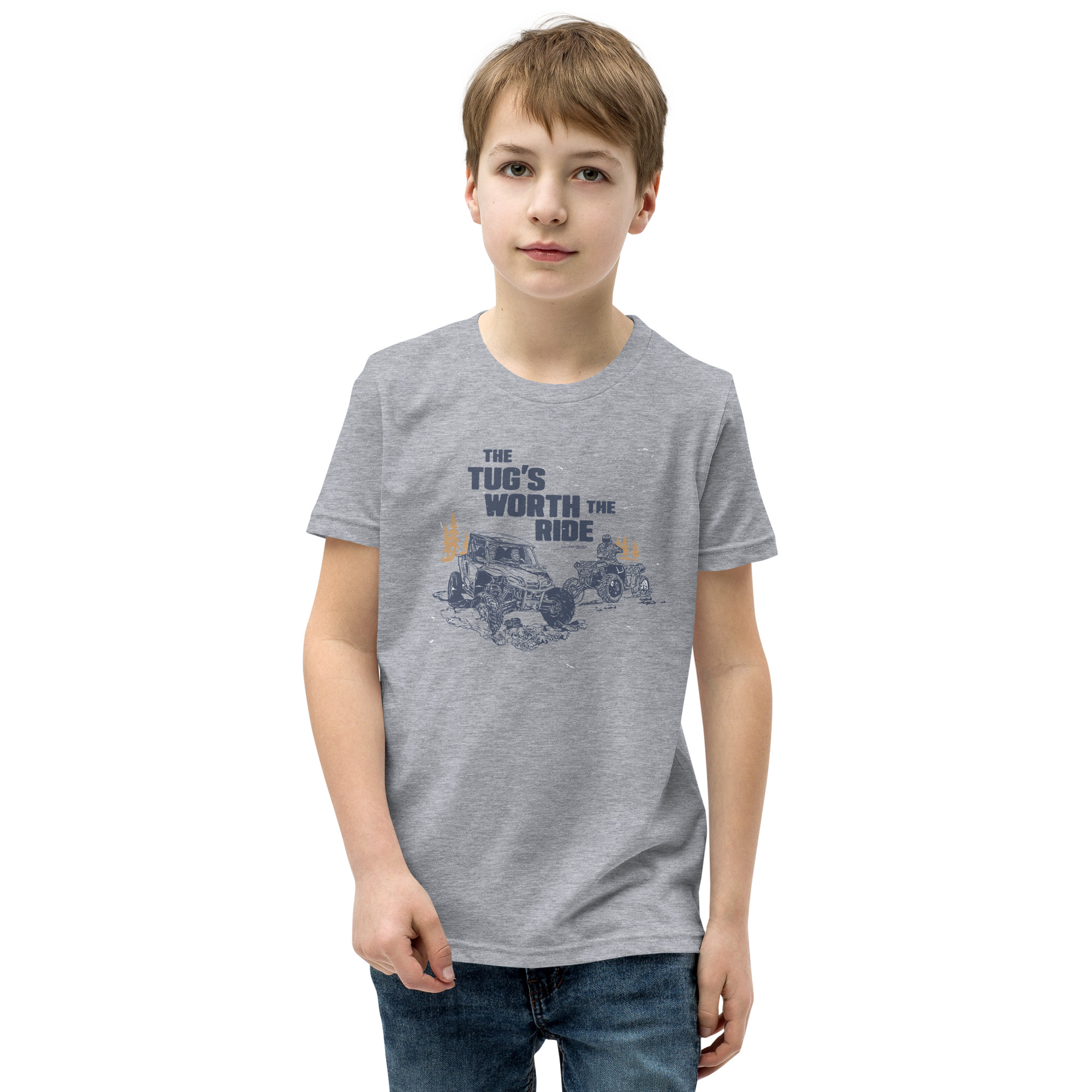 Youth Short Sleeve T-Shirt: Tug's Worth The Ride - Image 16