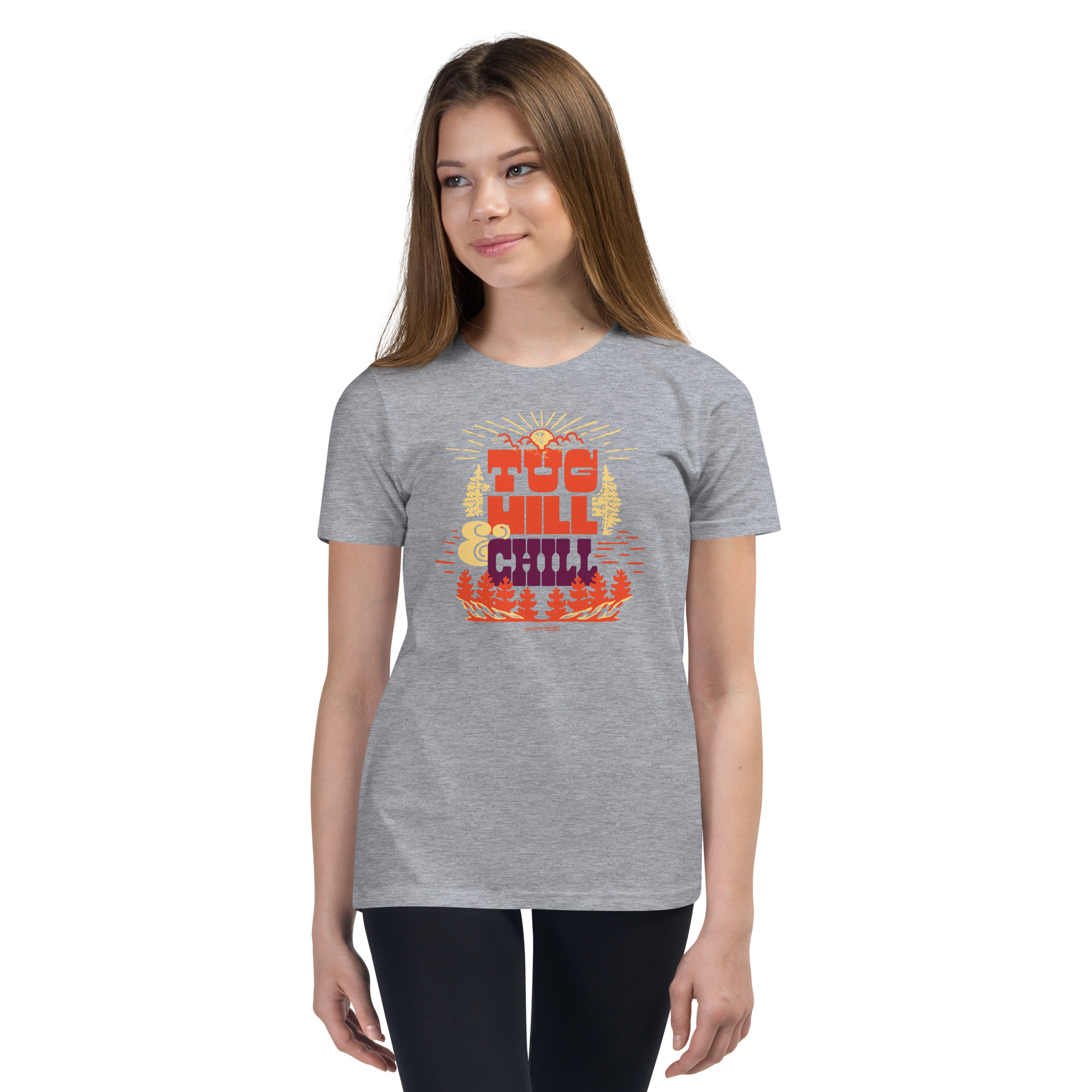 Youth Short Sleeve T-Shirt: Tug Hill & Chill - Image 5