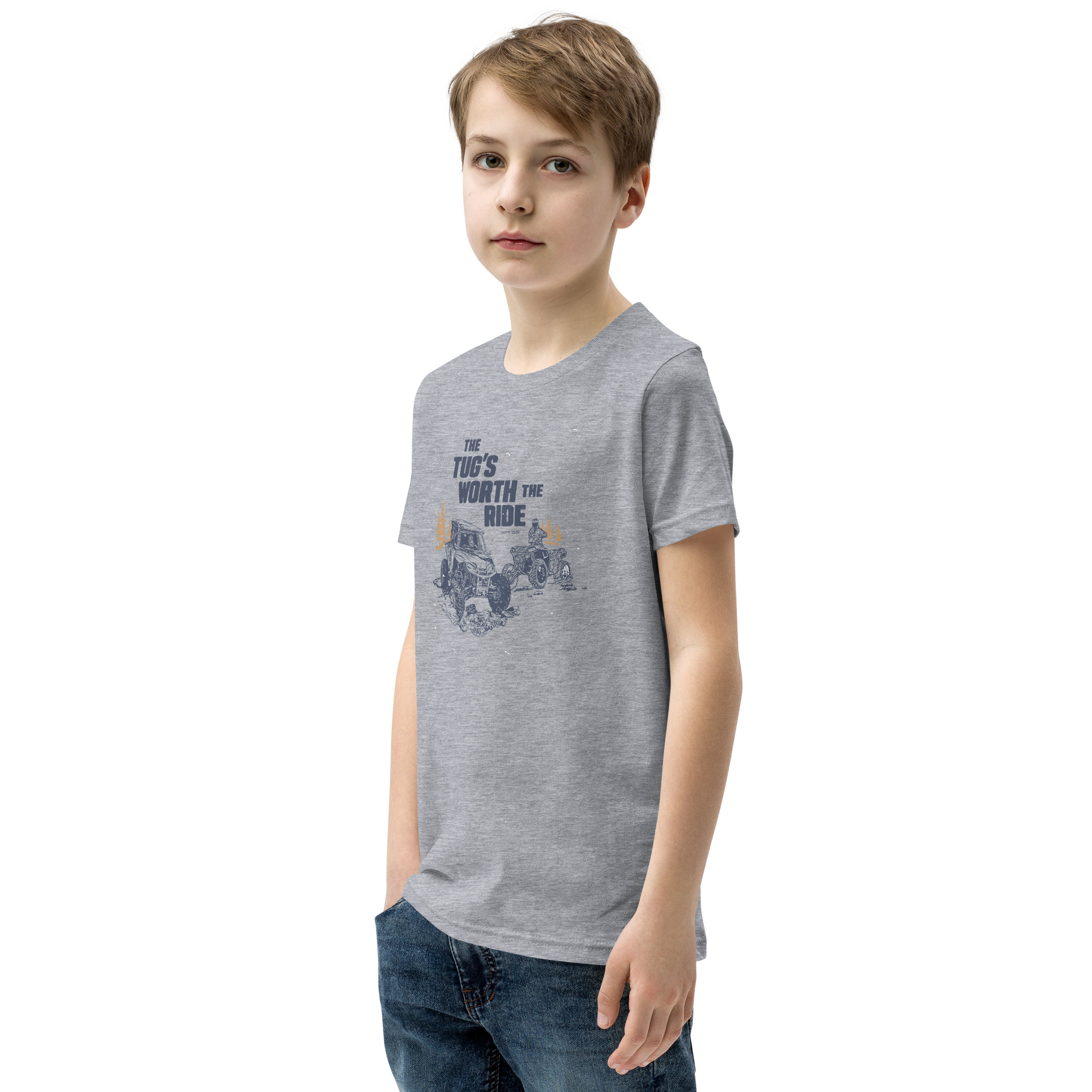 Youth Short Sleeve T-Shirt: Tug's Worth The Ride - Image 18