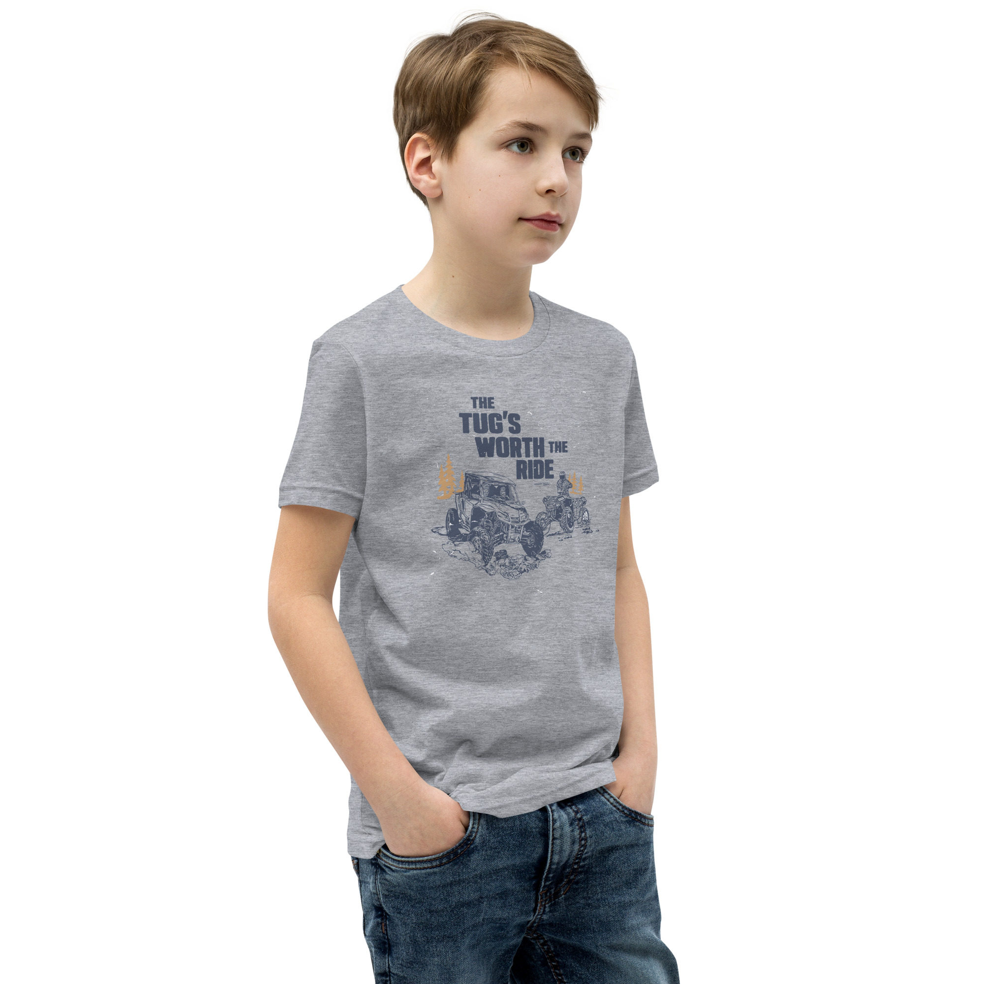 Youth Short Sleeve T-Shirt: Tug's Worth The Ride - Image 17