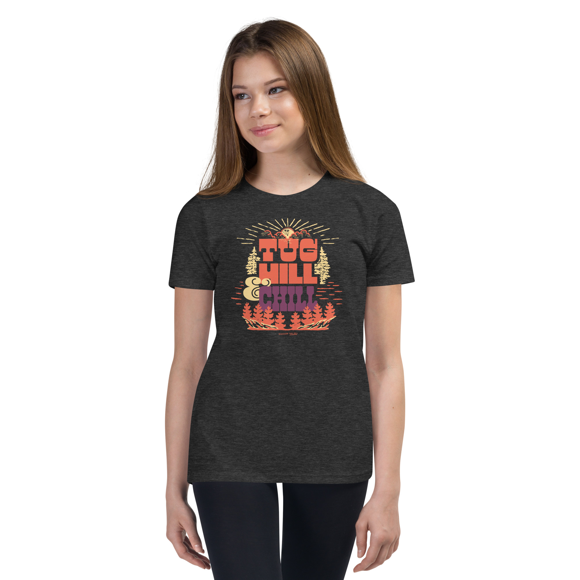 Youth Short Sleeve T-Shirt: Tug Hill & Chill - Image 4
