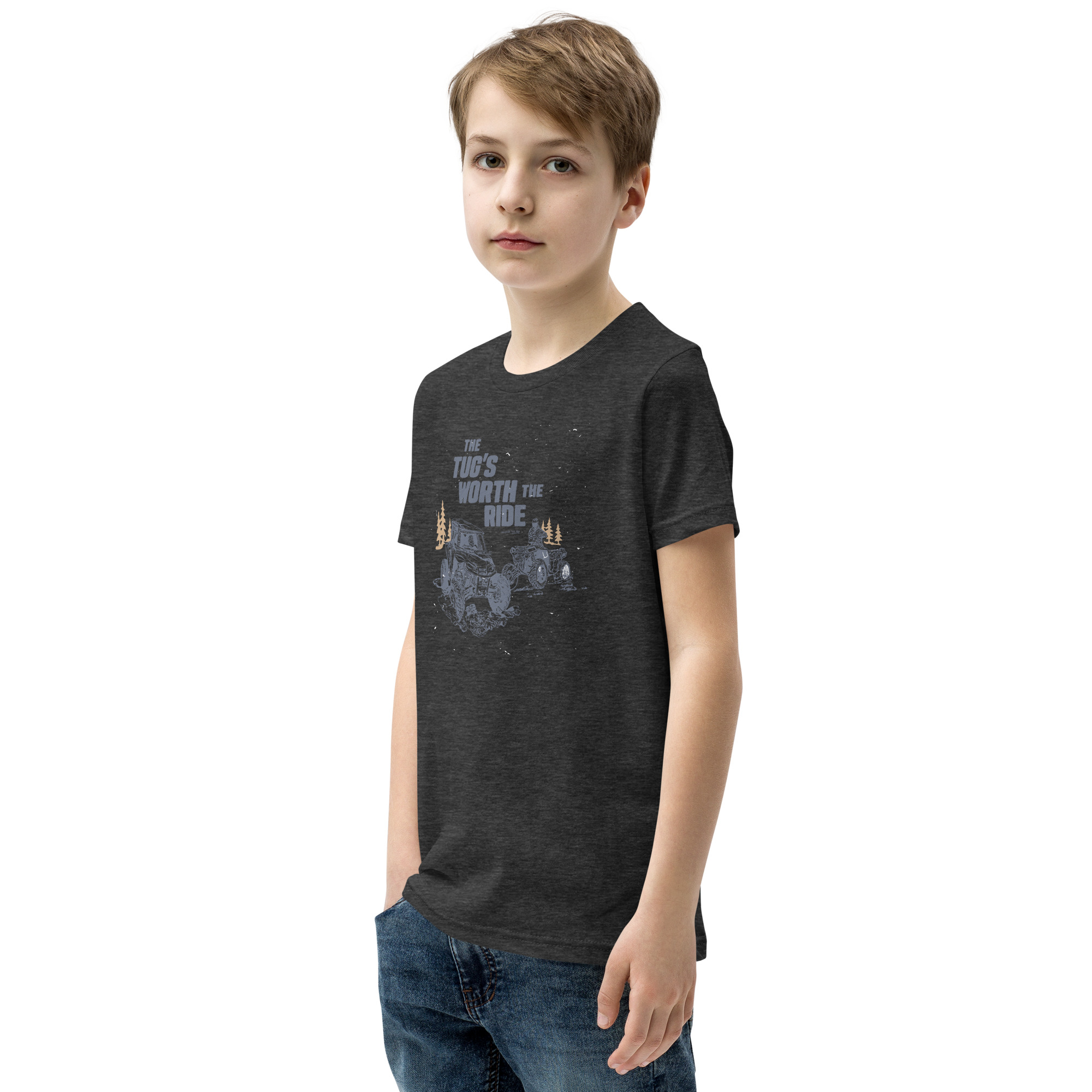 Youth Short Sleeve T-Shirt: Tug's Worth The Ride - Image 12