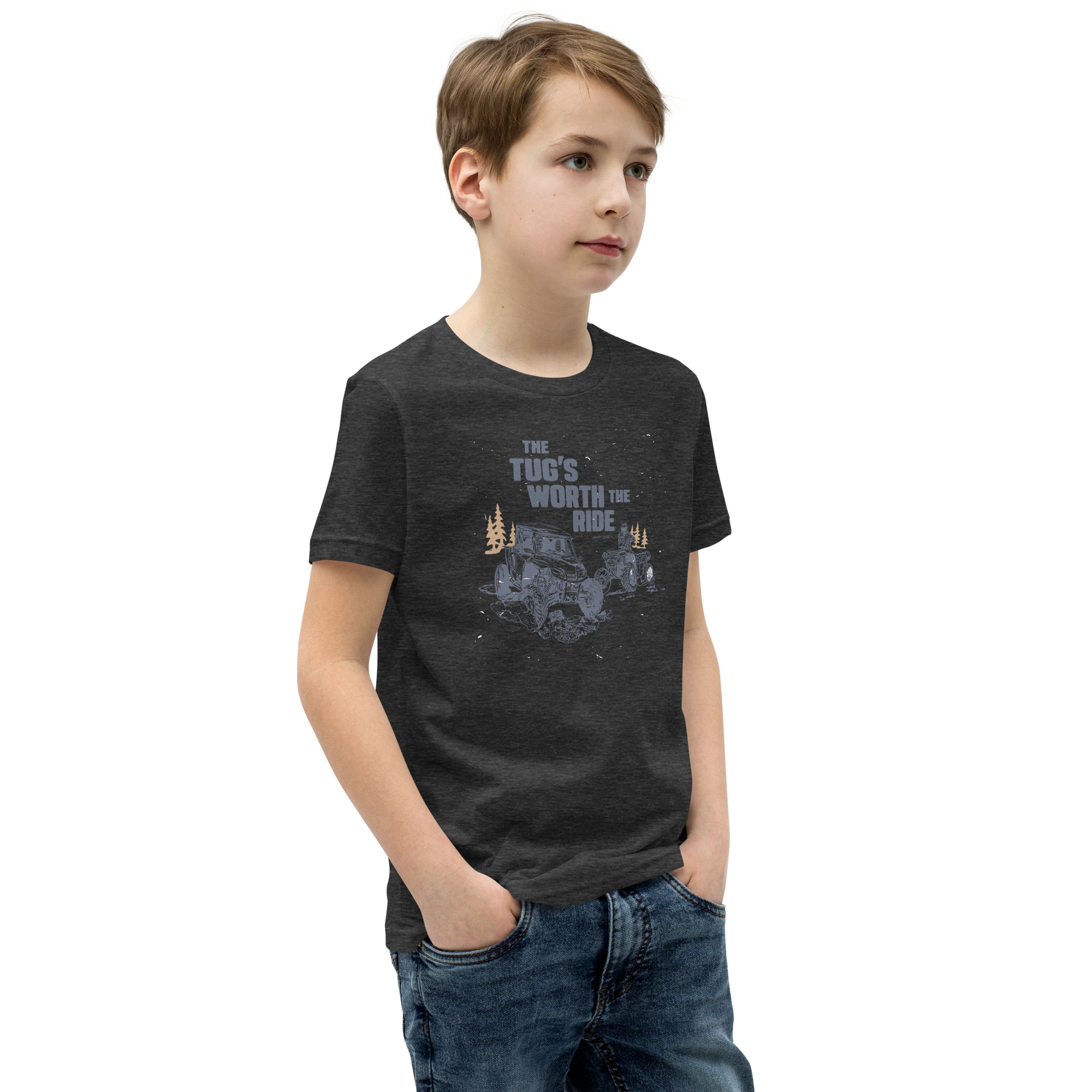 Youth Short Sleeve T-Shirt: Tug's Worth The Ride - Image 11