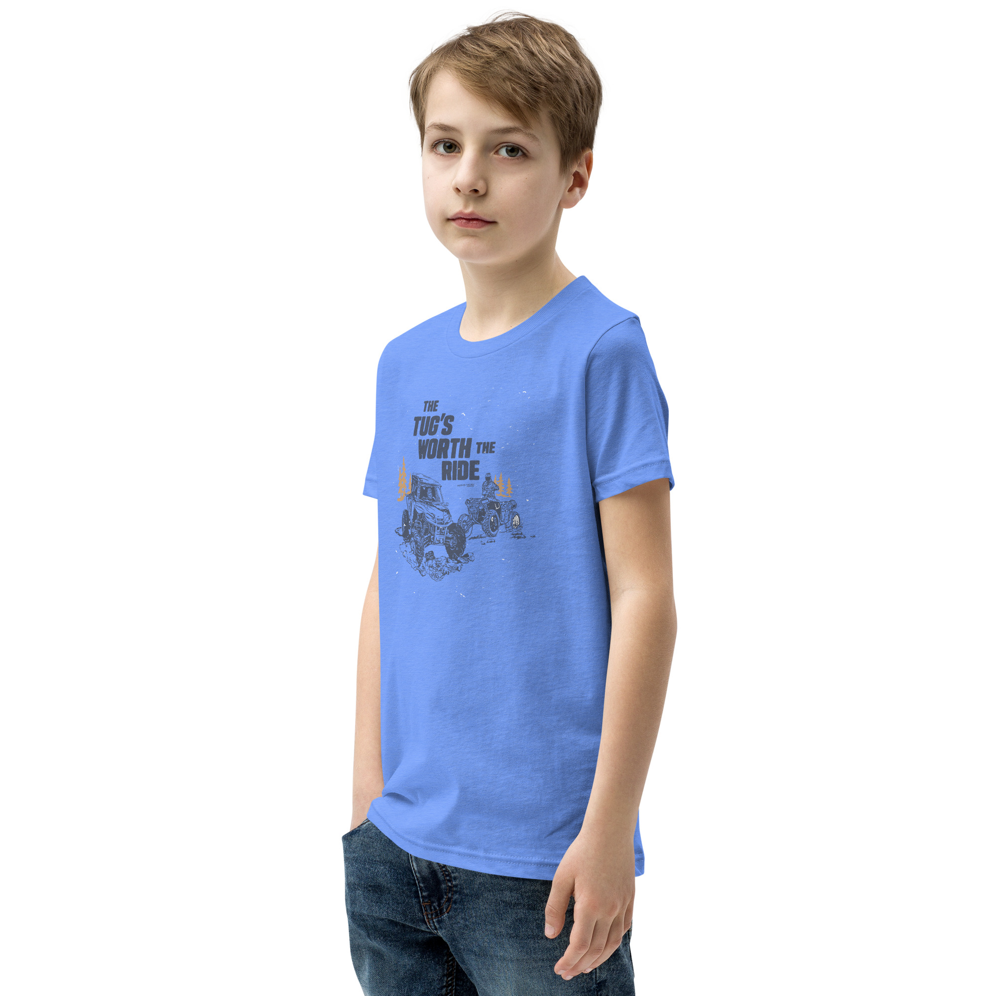 Youth Short Sleeve T-Shirt: Tug's Worth The Ride - Image 15