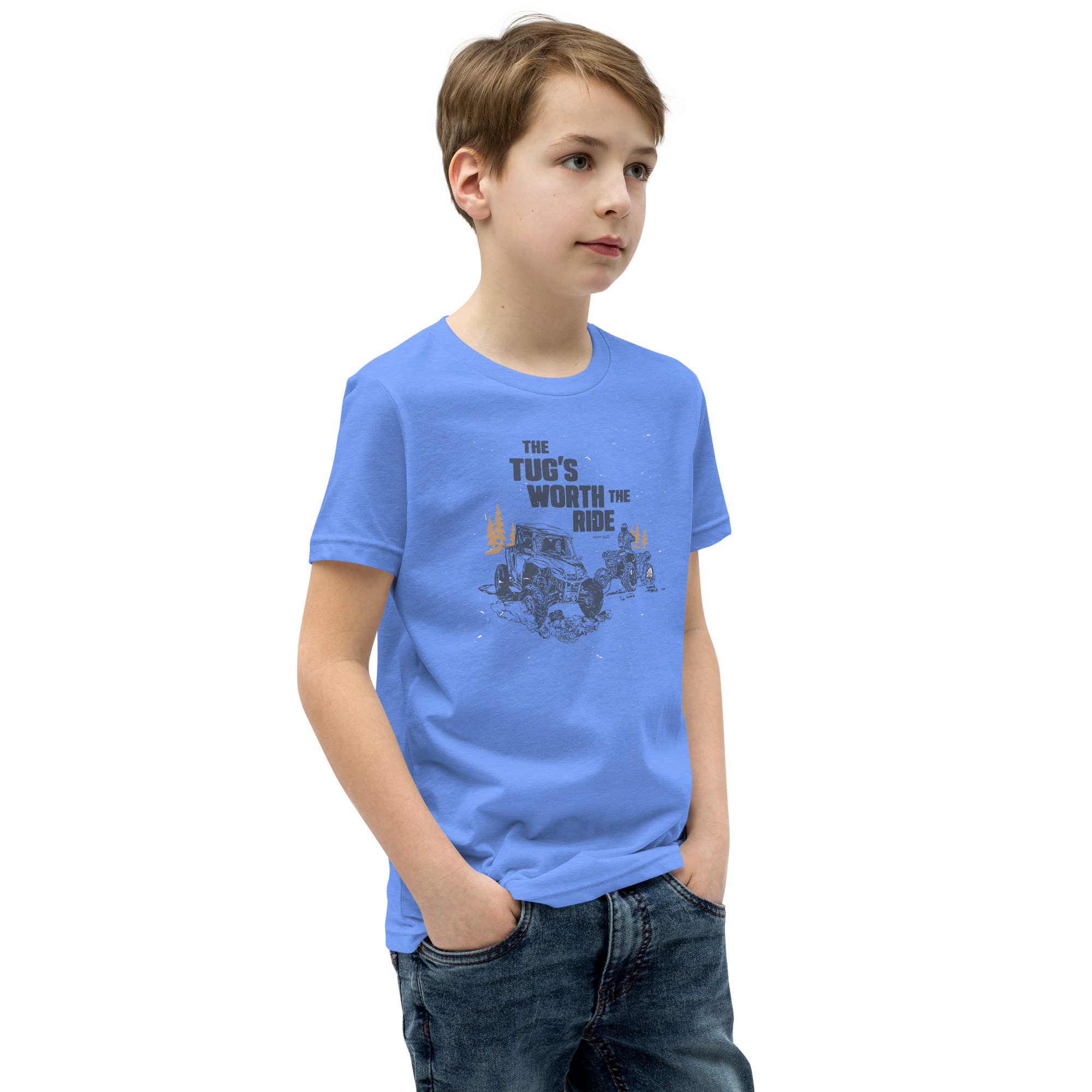 Youth Short Sleeve T-Shirt: Tug's Worth The Ride - Image 14