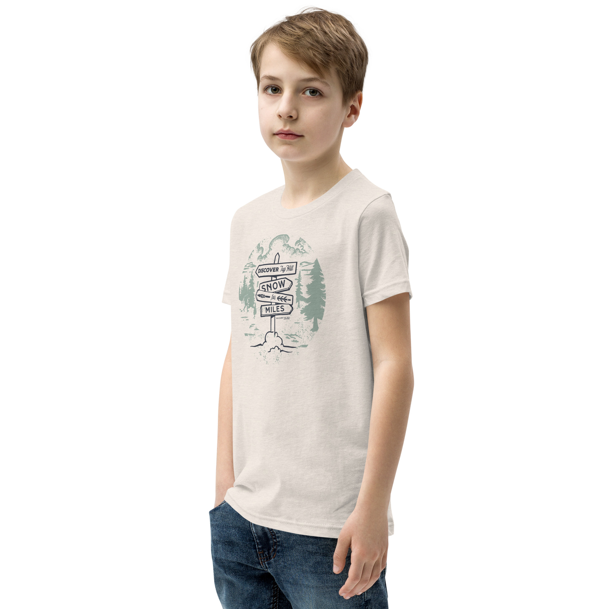 Youth Short Sleeve T-Shirt: Snow For Miles - Image 8
