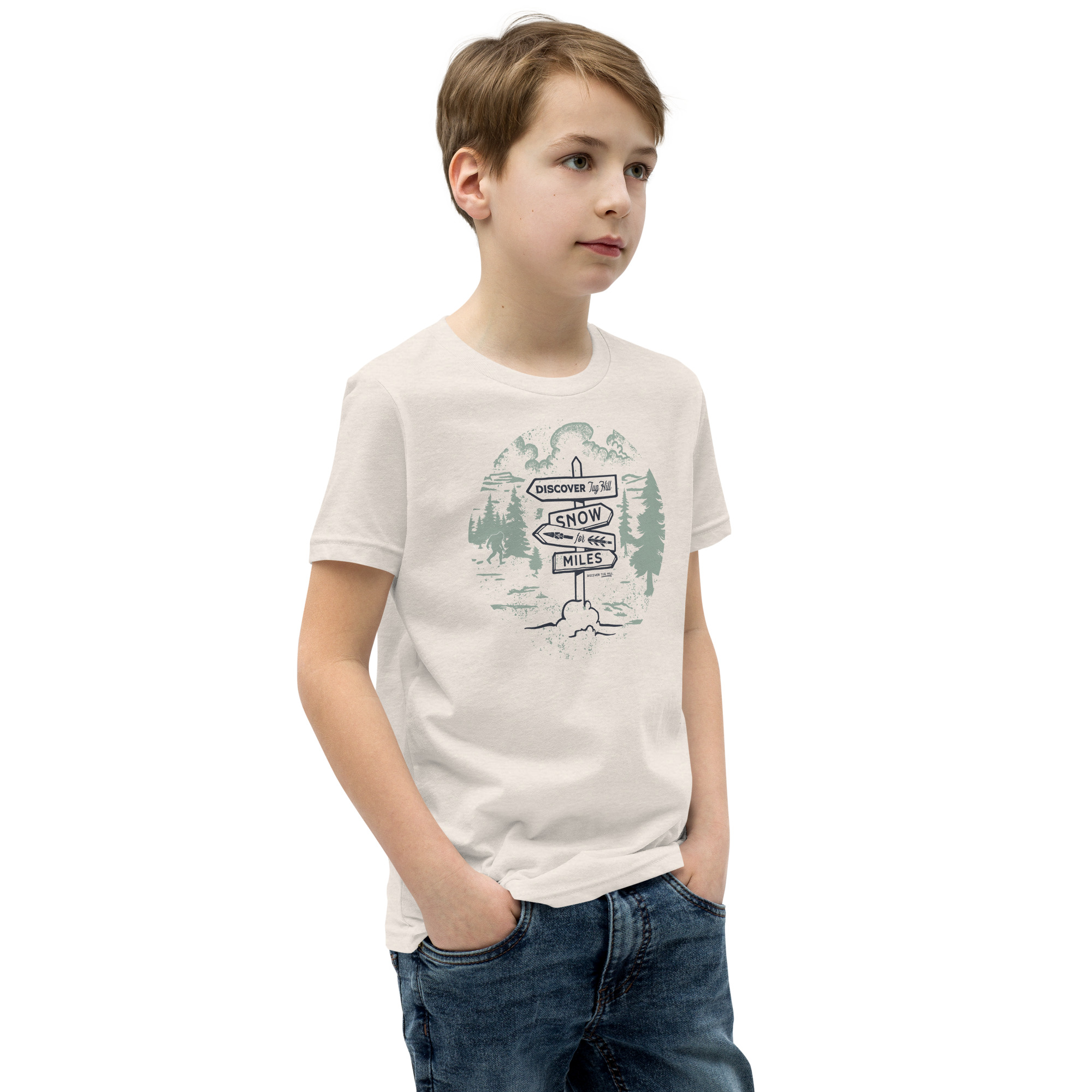 Youth Short Sleeve T-Shirt: Snow For Miles - Image 7