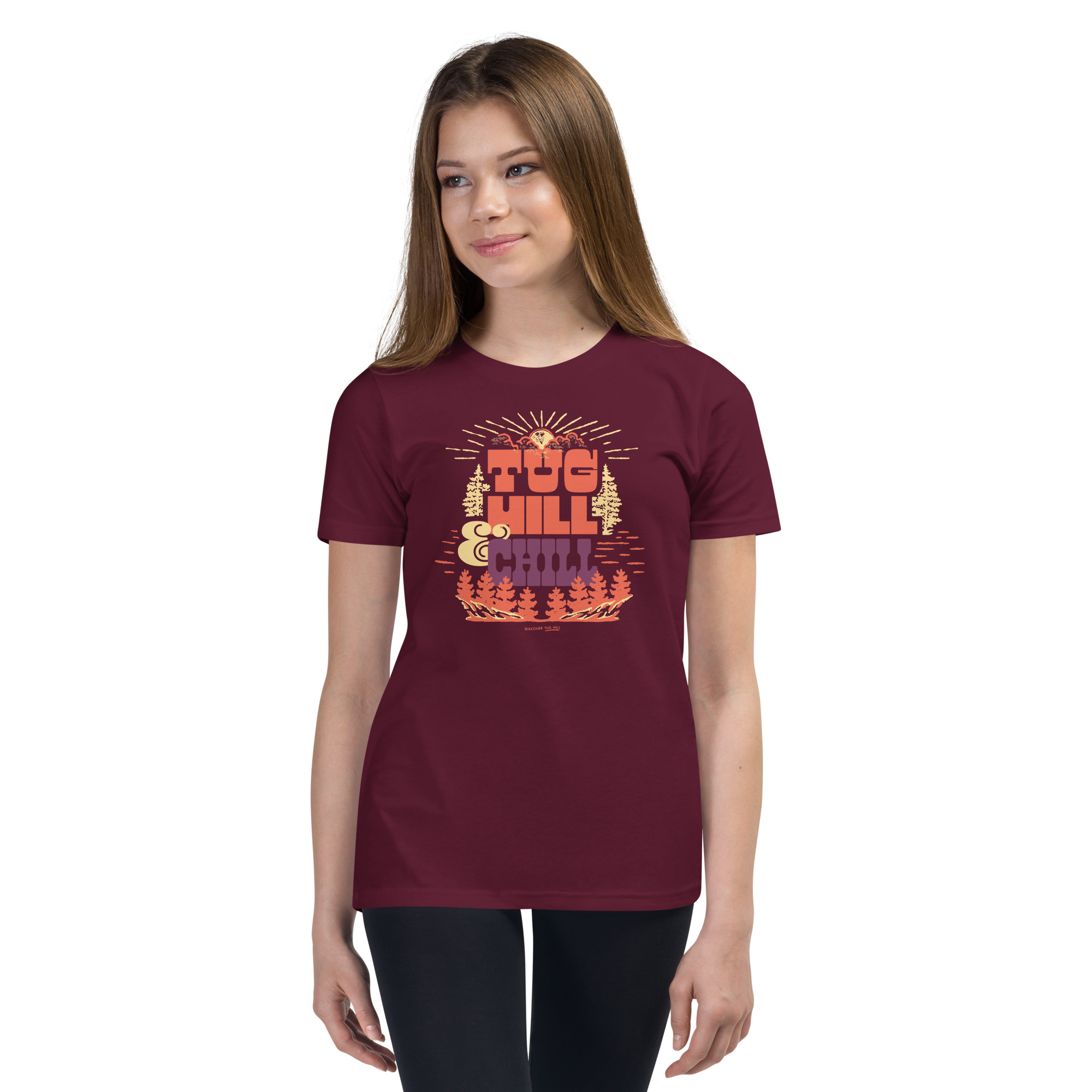 Youth Short Sleeve T-Shirt: Tug Hill & Chill - Image 3
