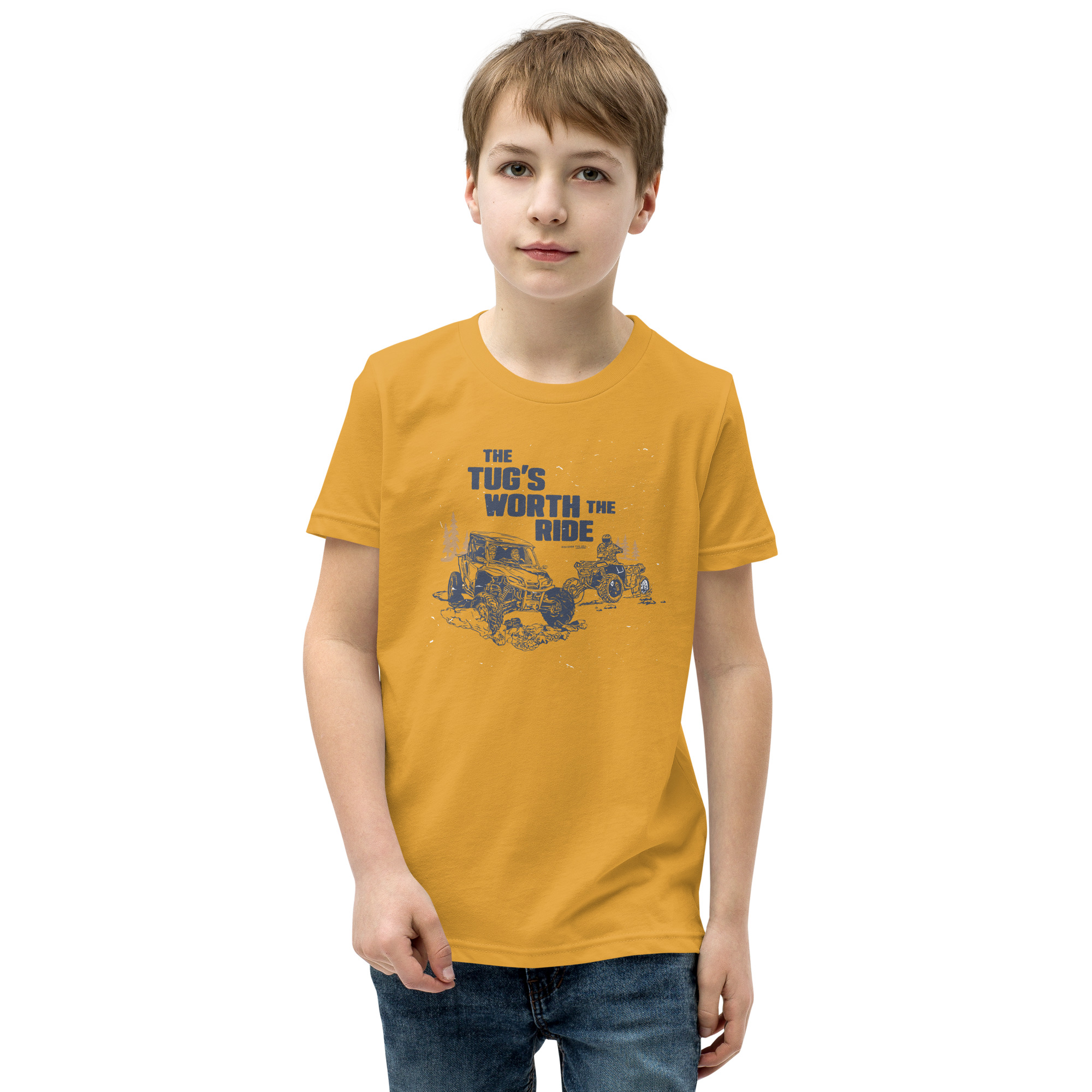 Youth Short Sleeve T-Shirt: Tug's Worth The Ride - Image 19