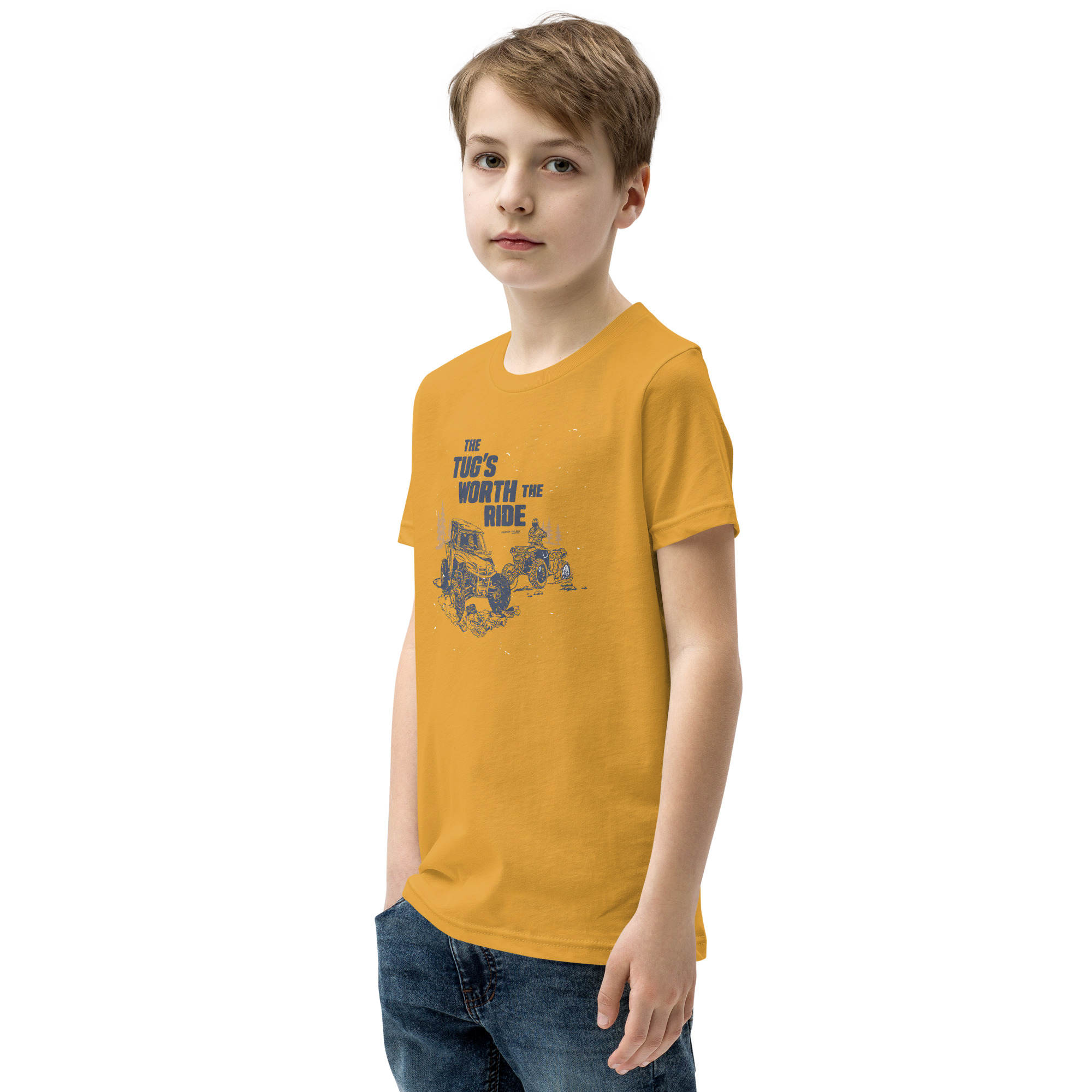 Youth Short Sleeve T-Shirt: Tug's Worth The Ride - Image 21