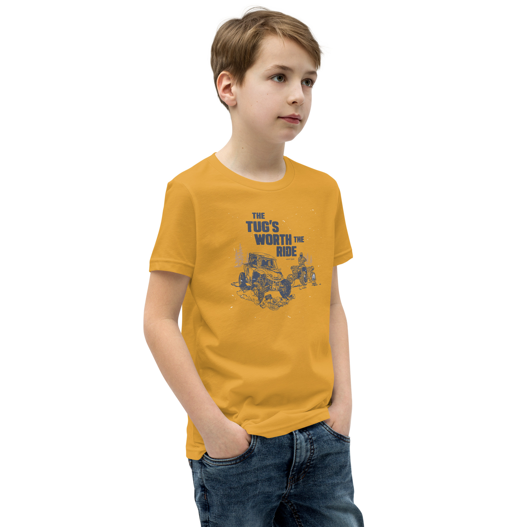 Youth Short Sleeve T-Shirt: Tug's Worth The Ride - Image 20