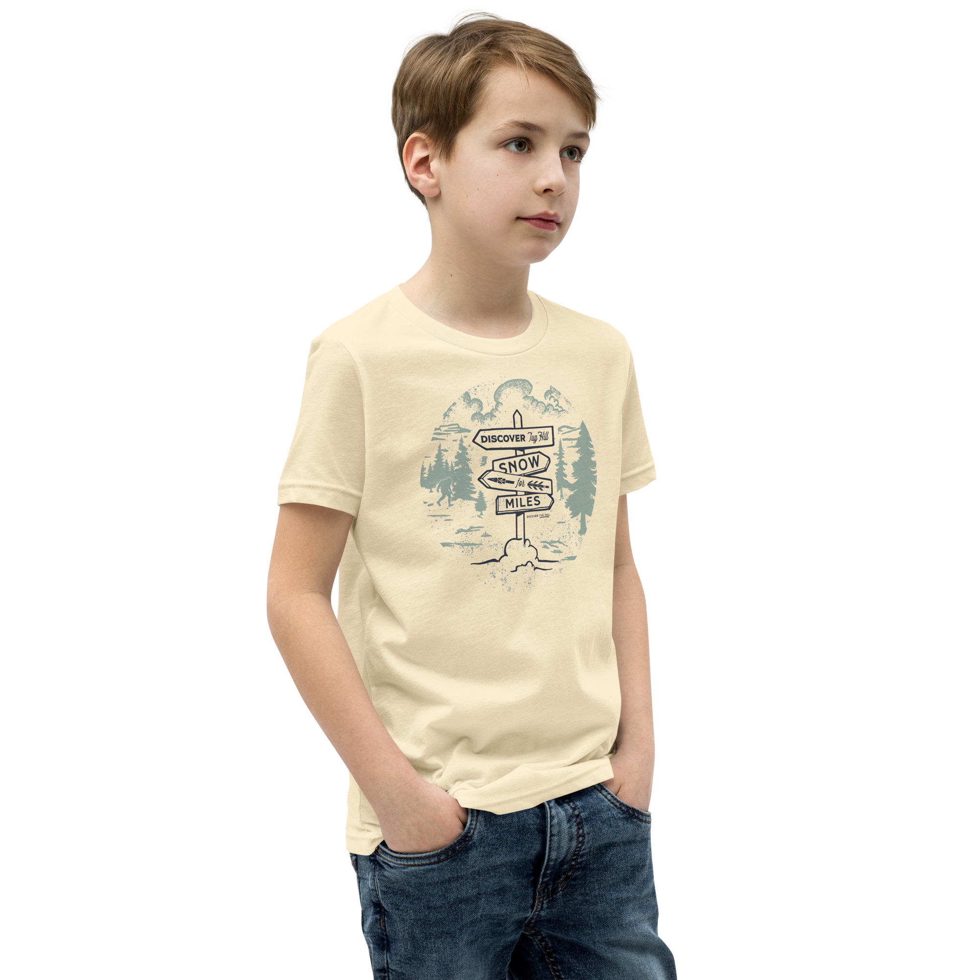 Youth Short Sleeve T-Shirt: Snow For Miles - Image 9