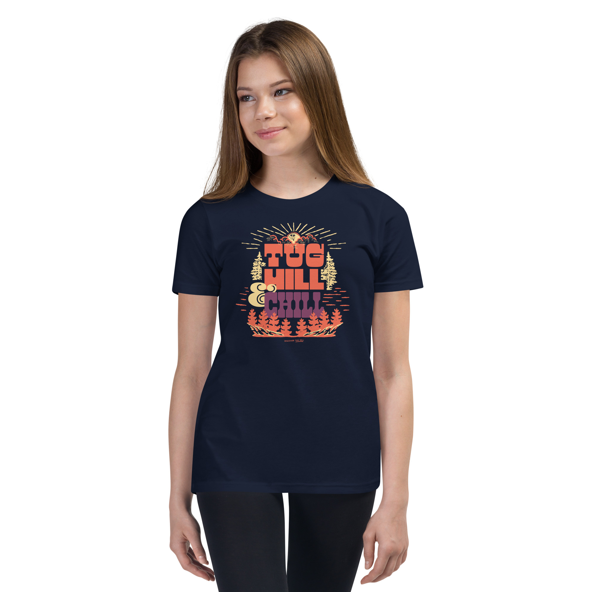 Youth Short Sleeve T-Shirt: Tug Hill & Chill - Image 2