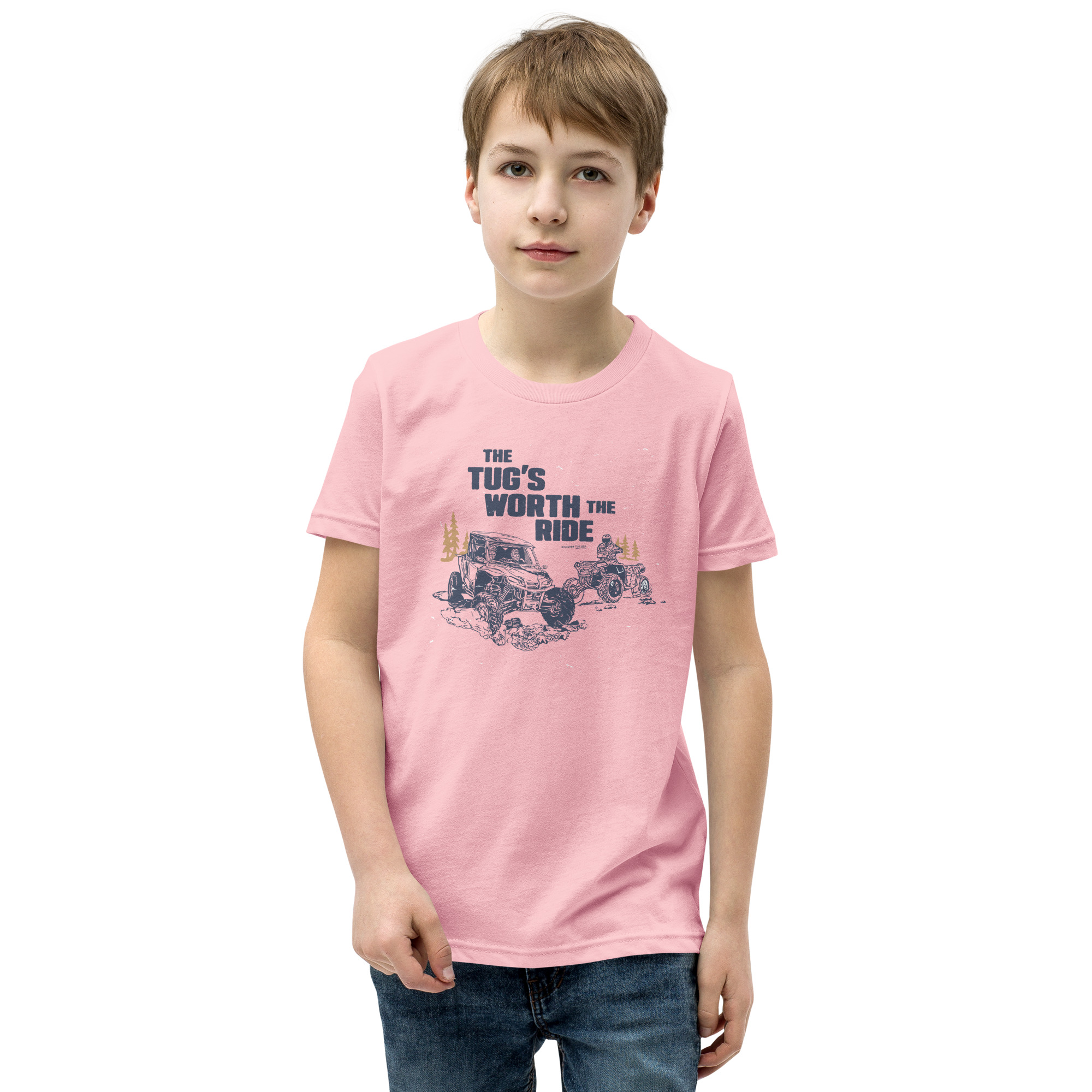 Youth Short Sleeve T-Shirt: Tug's Worth The Ride - Image 22