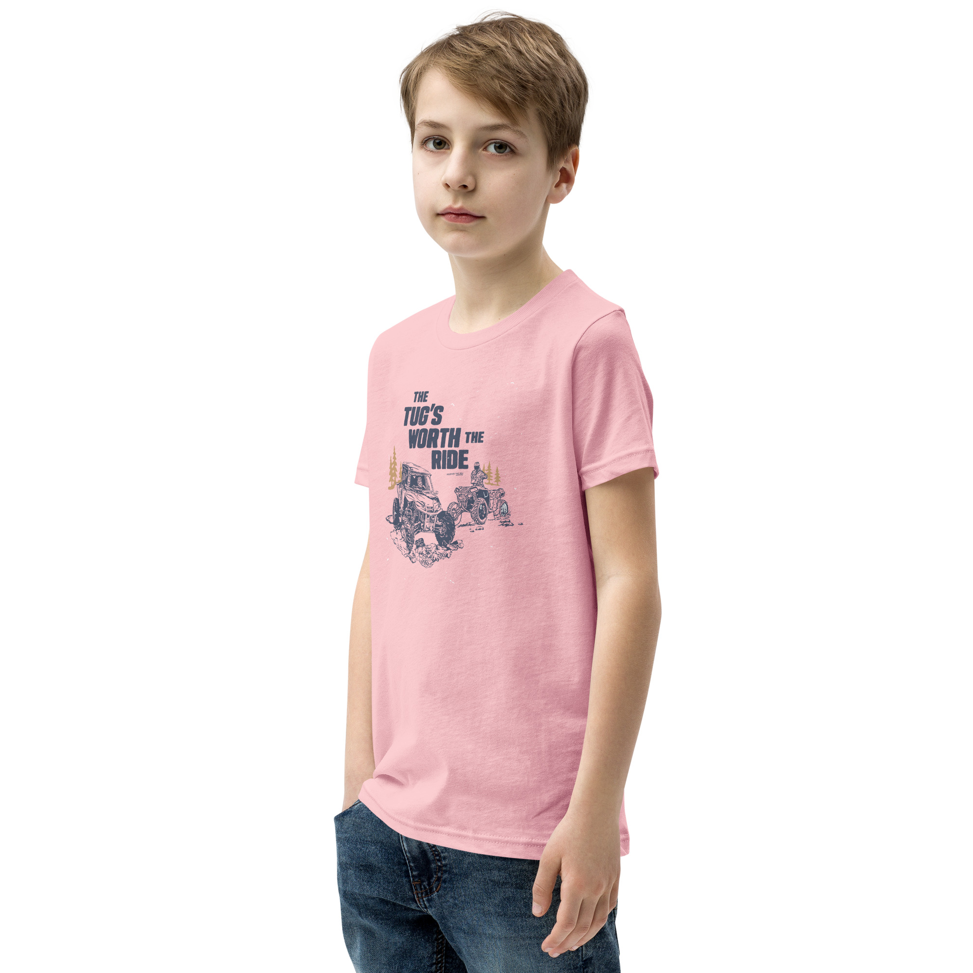 Youth Short Sleeve T-Shirt: Tug's Worth The Ride - Image 24