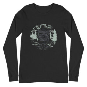 Unisex Long Sleeve Tee: Snow For Miles