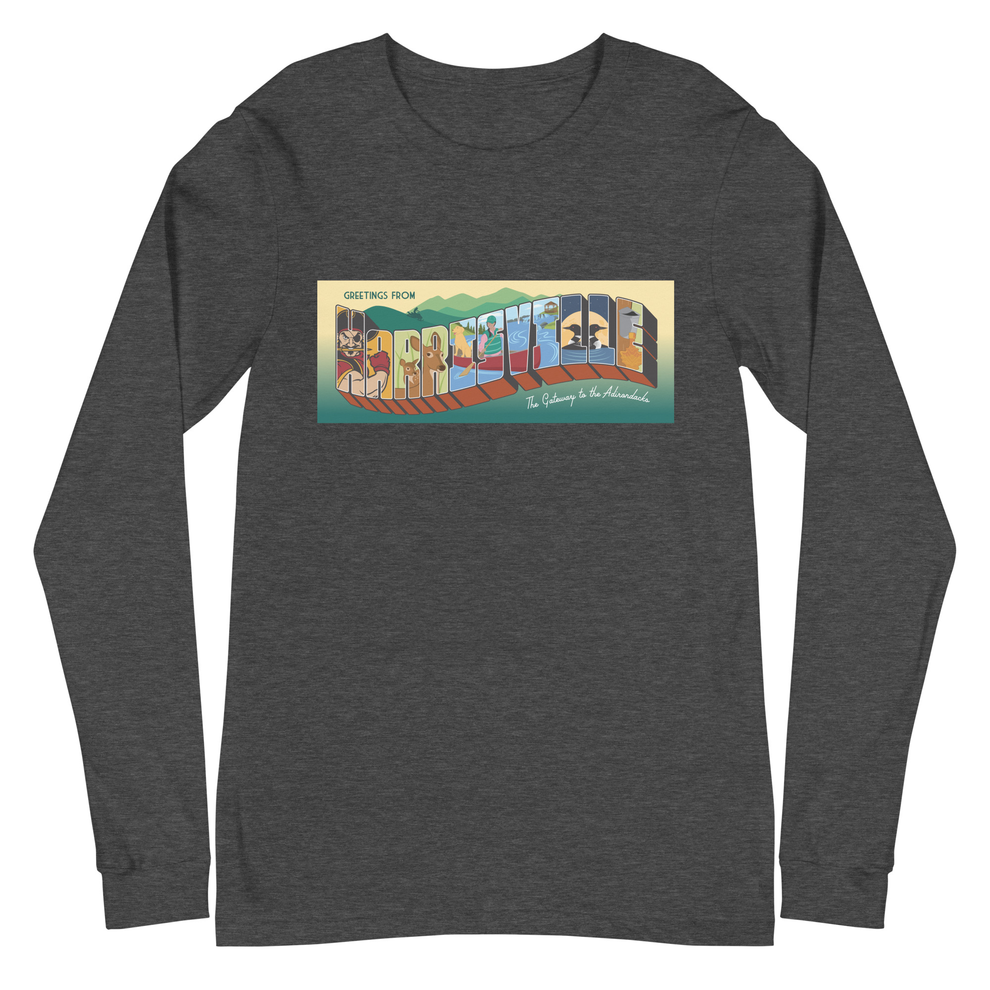 Unisex Long Sleeve Tee: Harrisville - Image 13