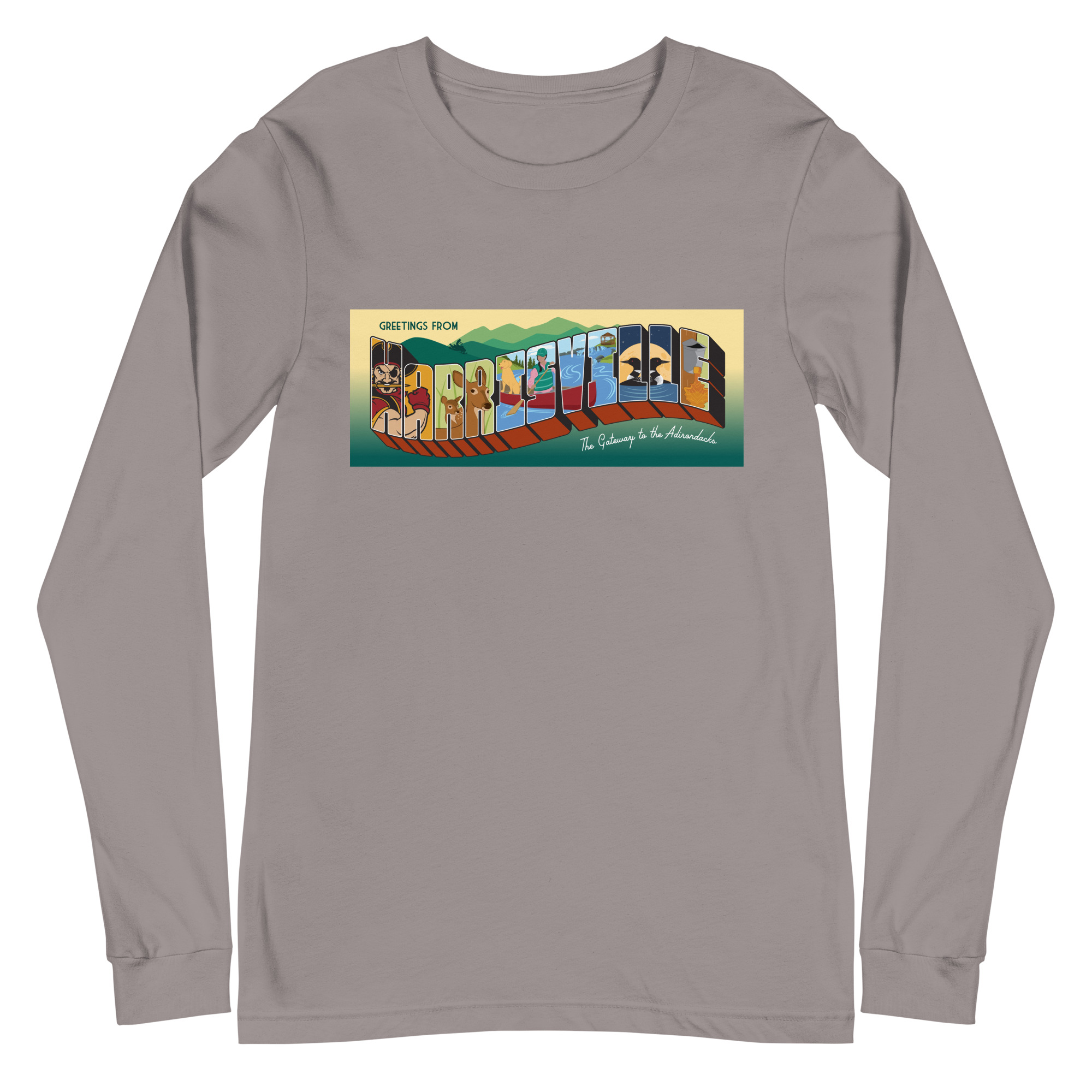 Unisex Long Sleeve Tee: Harrisville - Image 27