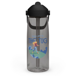 Sports Water Bottle: Take Me To The Tug