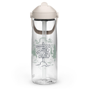 Sports Water Bottle: Snow For Miles