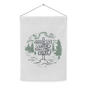 Garden Flag: Snow For Miles