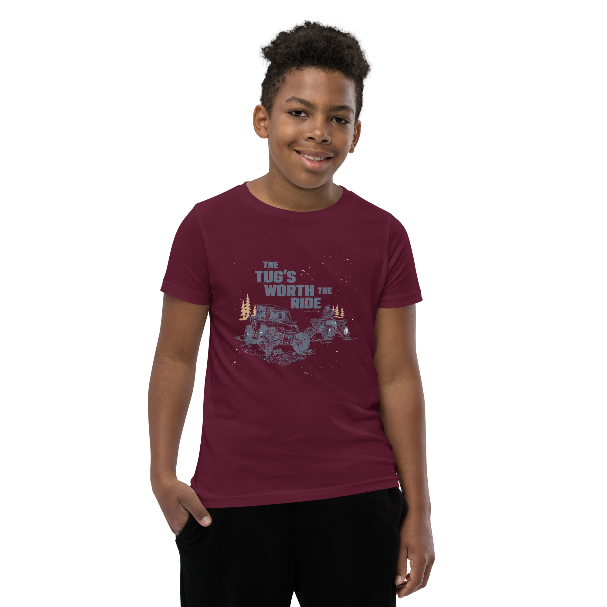 Youth T-Shirt: Tug Is Worth The Ride - Image 3