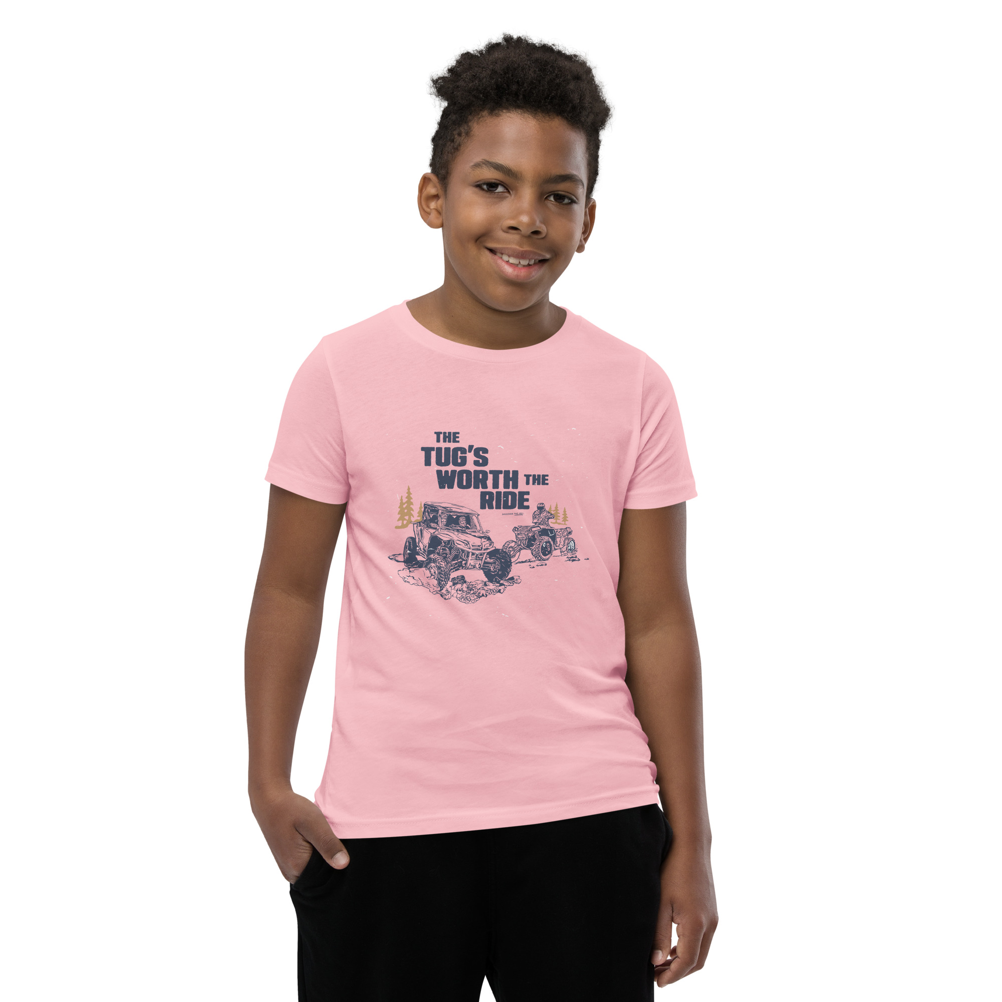 Youth T-Shirt: Tug Is Worth The Ride - Image 6